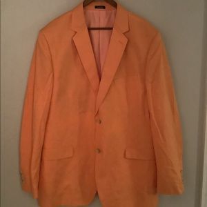 Men’s saddlebred 44 long orange dress jacket